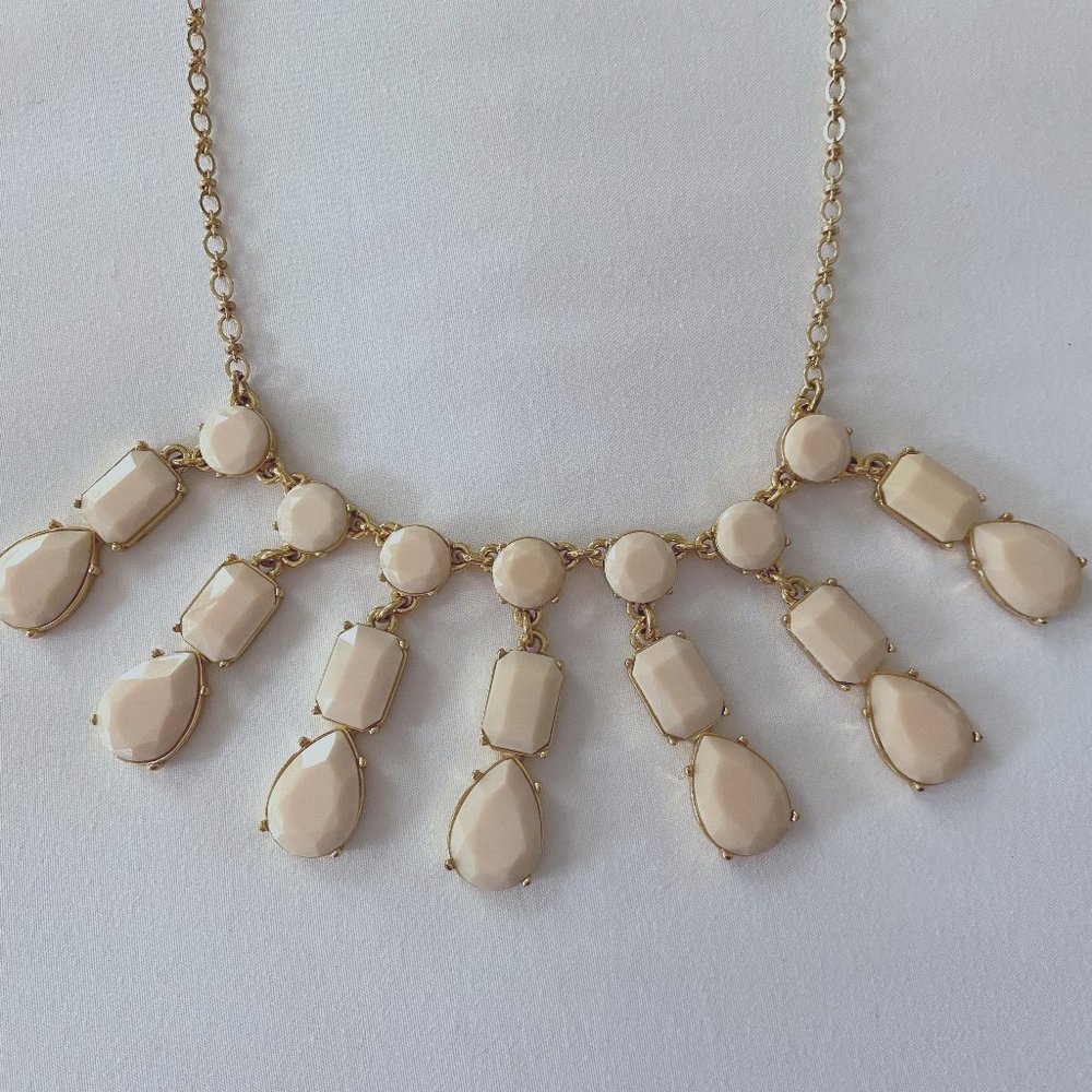 Kate Spade Riviera Garden Drop Bib Necklace with Kate Spade Pouch